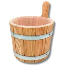 blumenberg gmbh Sauna-Aufgusskübel Lärche 5 Liter