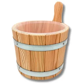 blumenberg gmbh Sauna-Aufgusskübel Lärche 5 Liter