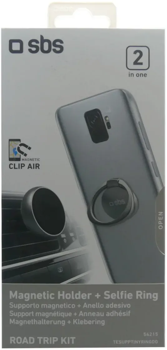 SBS Magnethalterung und Klebering Smartphone Clip Belüftungsdüsen