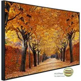 Papermoon Infrarot-Bildheizkörper Herbstgasse 120 x 75 cm 900 W,