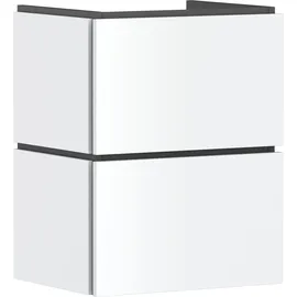 Hansgrohe Xilesa E Waschtischunterschrank 2 Schubkästen PushOpen, für Handwaschbecken, mit weiß matt