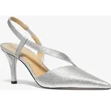 Michael Kors MK Pumps Jaida aus Leder mit Glitzer - Silberton - Michael Kors - EU 37