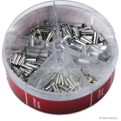 HERTH&BUSS Sortiment, Quetschverbinder, Inhalt: 250 Aderendhülsen von 1 - 6 mm2 - 54254700