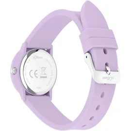 s.Oliver Kinderuhr, mit Glitzerdetails SO-4520-PQ - lila