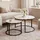 lookway Couchtisch Soleil Schwarz Holzwerkstoff 70 x 48 x 70 cm