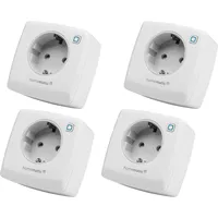 EQ-3 HOMEMATIC IP 157337A0, Schalt-Messsteckdose, 4 Stück