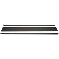 MCW Sichtschutz Savoie-A 180 x 15 cm schwarz inkl. WPC Pfosten