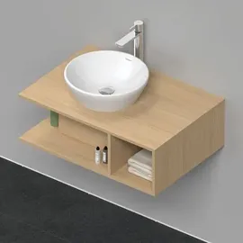 Duravit D-Neo 80x55cm, E N, 1 Fa, 1 Konsolenpl., wandhängend
