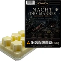 WonderWax Duftwachs Wax Melts Die Nacht des Mannes – Parfume Collection, 6 Duftwachs Sterne aus Sojawachs für Duftlampe & Aromalampe, vegane Wax...