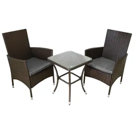 Jardí Bistroset 3-tlg. Braun