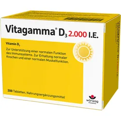 Vitagamma D3 2.000 I.E. Vitamin D3 Tabletten