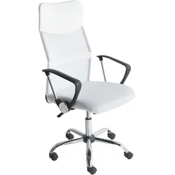 Bürostuhl weiß höhenverstellbar DESIGN