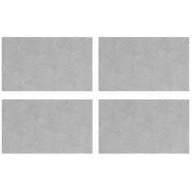 vidaXL Rautenscheiben 4 Pcs Silber 50 X 30 Cm Aluminium Vidaxl