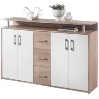 Bega Consult Sideboard 139 x 90 x 34 cm Weiß