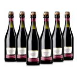 Sant'orsola Lambrusco Emilia Igt Frizzante Rotwein Schaumwein 6 Flaschen Nv Trocken (6 X 0.75 L)