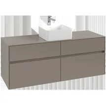 Villeroy & Boch Collaro Waschtischunterschrank C04500AF 140x54,8x50cm, Waschtisch mittig, Soft green