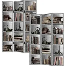Hti-Living HTI-Line Paravent Bücherregal