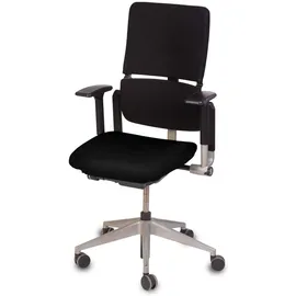 TexDeko Bezug für Bürostuhl - Husse für Bürodrehstuhl & Schreibtischstuhl, Chefsessel, Bürosessel one Size fits All (schwarz)