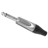 AMPHENOL TM2PJ Klinken-Steckverbinder 6.35mm Stecker, gerade Polzahl: 2 Mono
