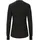 SOS Nuuk Woll Baselayer langes Skiunterhemd Schwarz XL