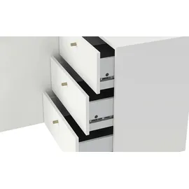 Andas Sideboard »Bodo, Aufbewahrung, Schubladenschrank, Sideboard,«, Kommode mit 2 Türen, 3 Schubladen, Breite 147 cm