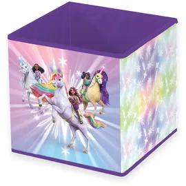 Herding Unicorn Academy Aufbewahrungsbox 30 x 30 x 30 cm 1-tlg. mehrfarbig