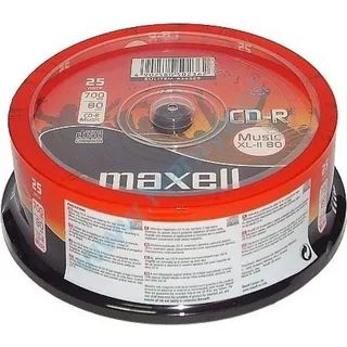 Maxell CD-R 80 52x, Audio, Cake 25