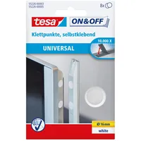 Tesa Klettband On & Off 16 mm 8 St.