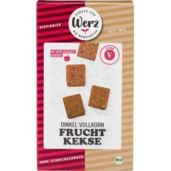 Werz Dinkel-Vollkorn Frucht-Kekse  bio