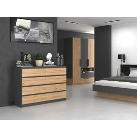 Top e shop Malwa M8 140 x 0 x 0 cm Anthrazit / Braun