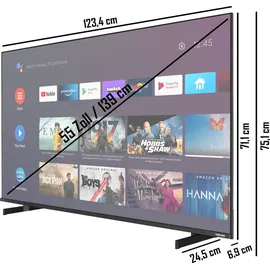 Toshiba 55UA5D63DGY 55" Frameless LED UHD Android TV