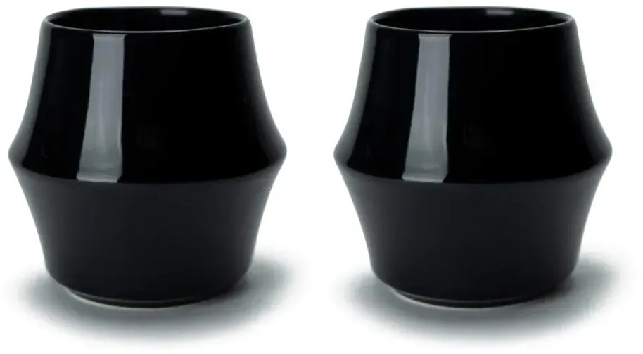 KRUVE | CASCADE ESPRESSO SET | 2 Gläser im Set | BLACK