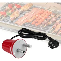 Grillmotor, Elektrogrill-drehspießmotor, 220 V, 230 V, 240 V Gleichstrom, Geräuscharmer Rotationsmotor Für Tragbare Outdoor-grills, Zubehör Für Grillspießgestelle, Rot