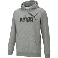 Puma ESS Big Logo Hoodie FL medium gray heather M