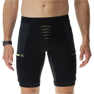 Uyn Strides Running OW Pant Short black/yellow fluo L