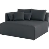 andas Ottomane »Nöre«, kurzes Lounge-Modul - zum Zusammenstellen, Breite 138 cm, Tiefe 128 cm grau