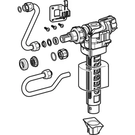 Geberit Typ 380 Füllventil Wasseranschluss seitlich, 3/8", Nippel aus Messing