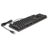 DeLock Mechanische USB Gaming Tastatur kabelgebunden 1,6 m schwarz mit RGB