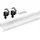 Hettich WingLine L Profilset Untere Führung 1200 mm Pulverbeschichtet Weiß