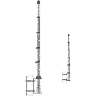 Albrecht 6348 GPA 27 CB-Stationsantenne 620cm Lambda-Typ 1/2