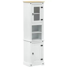 vidaXL Badezimmerschrank 50 x 185 x 40 cm Weiß