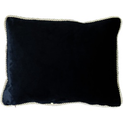 Kissen VELVET SAMT - schwarz