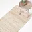 Homescapes Horizon Flickenteppich 66 x 200 cm Creme-Natur