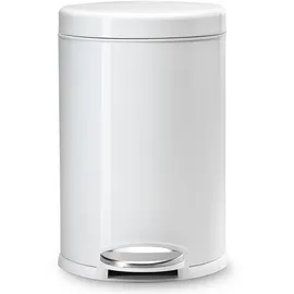 simplehuman Kosmetikeimer 4,5 l Weiß