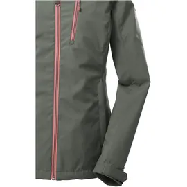 KILLTEC Damen Softshelljacke/Outdoorjacke mit Kapuze KOS 89 WMN SFTSHLL JCKT, 44, in Grau sage,