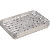 Tepro Aluminium Grillschalen BBQ Grillschale 34x23 cm eckig 20er-Set Fettscha...