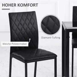 Homcom Esszimmerstuhl Kunstleder,