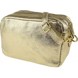 toscanto Umhängetasche Leder Gold
