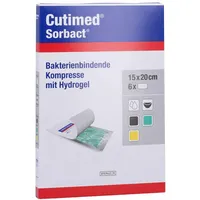 BSN Medical Sorbact Gel Kompressen 15 x 20 cm 6 St.