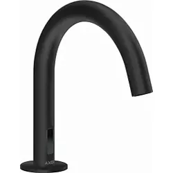 hansgrohe Axor Uno Elektronik-Waschtischarmatur 38010670 mit Temperaturregulierung, Netzbetrieb 230 V, mattschwarz